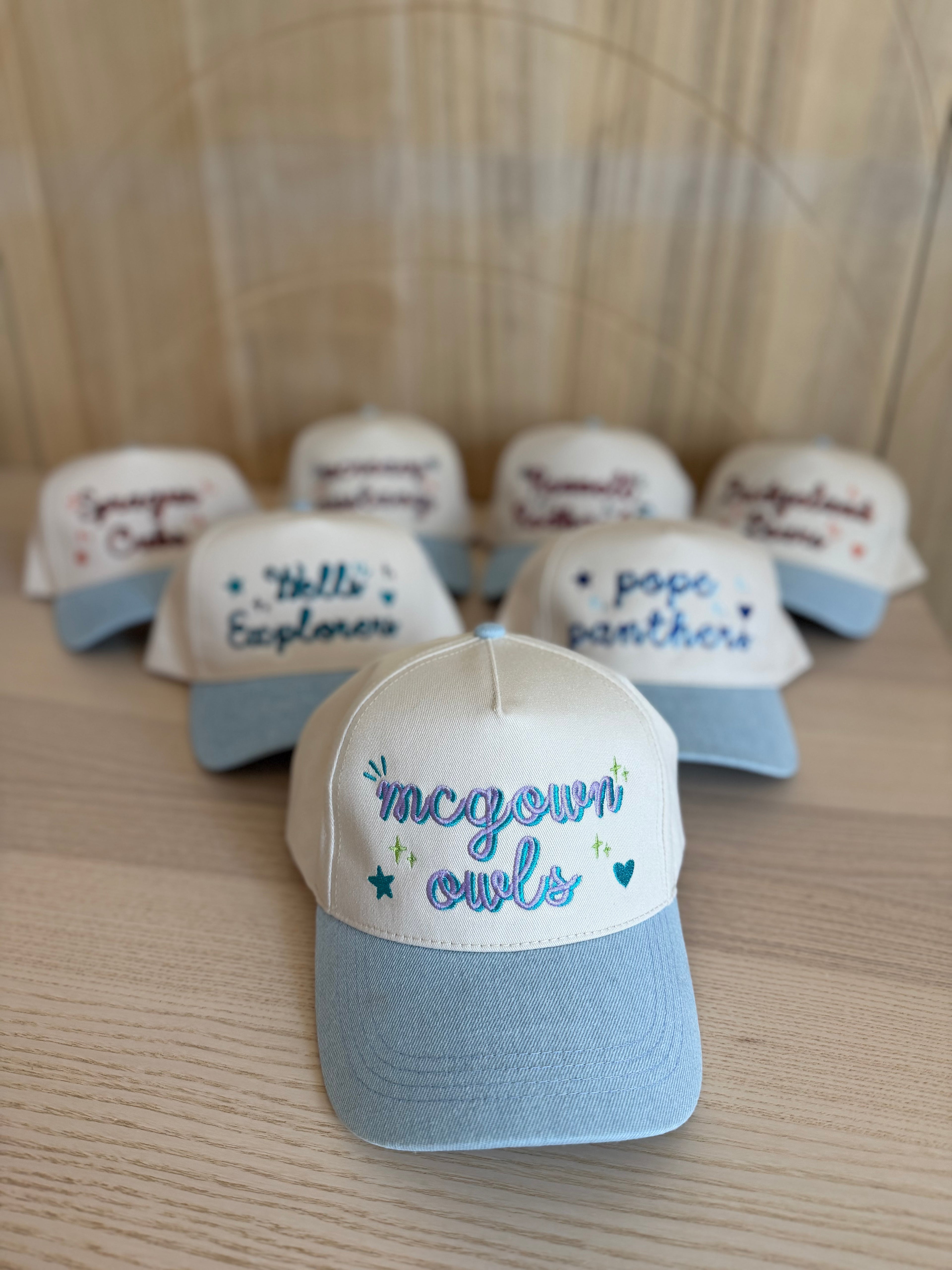 Customized School Spirit Hat