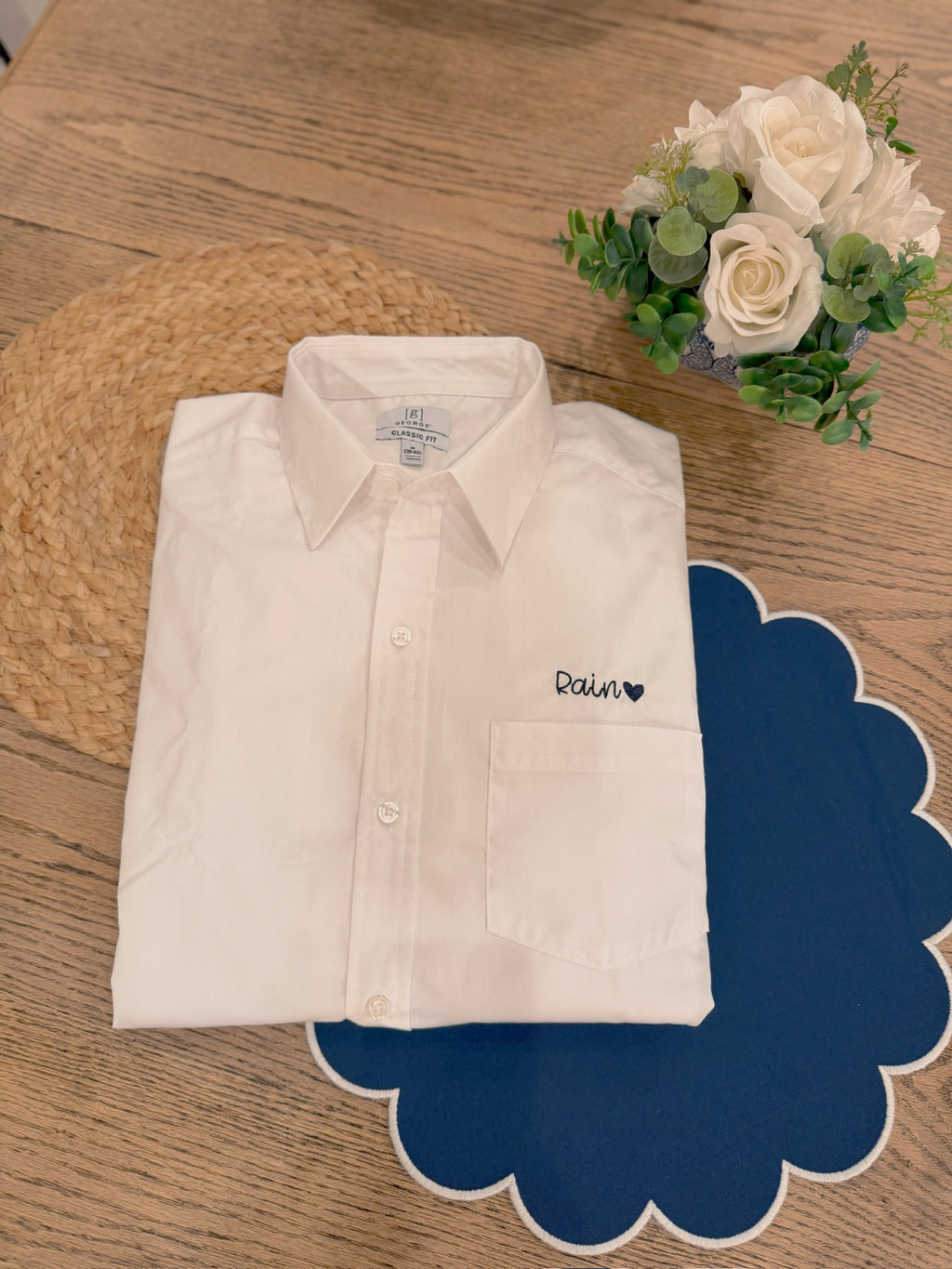 Custom Embroidered Button-Down